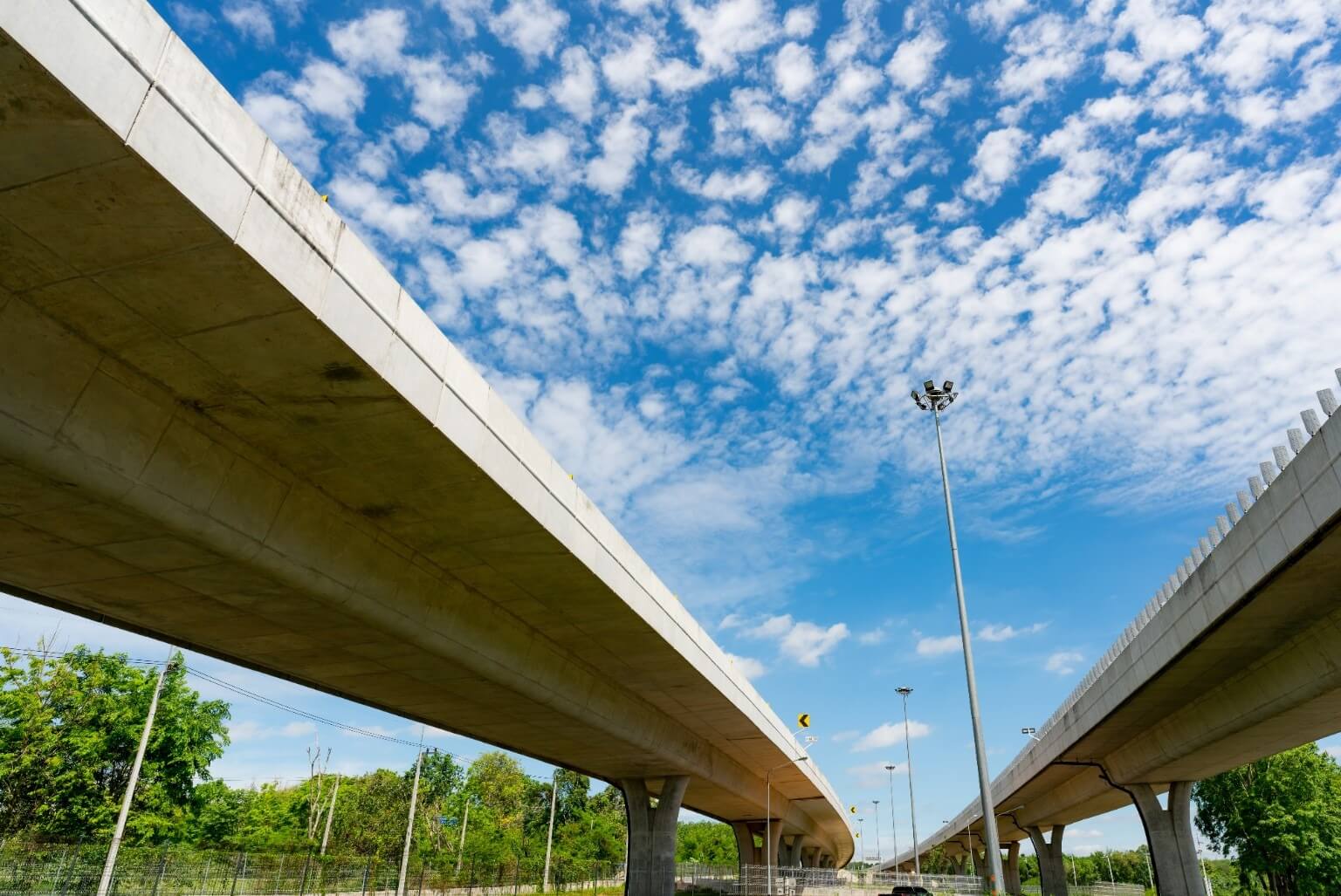 Major infrastructure bridge interchange
