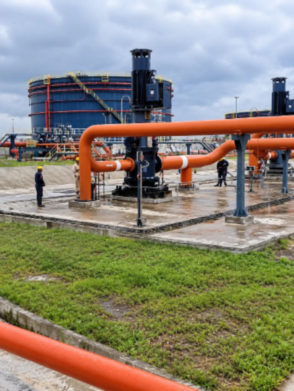 Fabrication & Installation of 4-Inch Waste Material Pipe — Dangote Refinery & Petrochemicals, Lagos, 2024