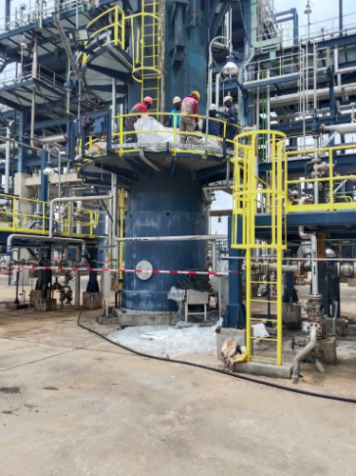 Loading and Unloading of Carbon Granule — Dangote Petroleum Refinery & Petrochemicals, Lagos, 2026